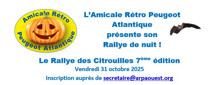 Rallye des Citrouilles 2025
