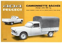 Catalogue 404 Camionnette 1969