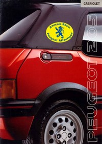 Catalogue 205 Cabriolet 1990