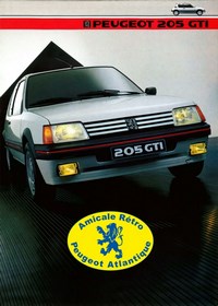 Catalogue 205 GTi 1985