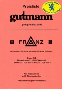 Catalogue Gutmann